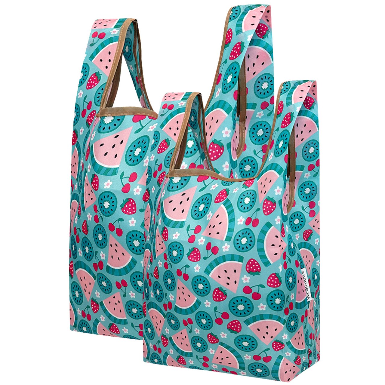 Wrapables JoliBag Collection Reusable Shopping Bag (Set of 2)